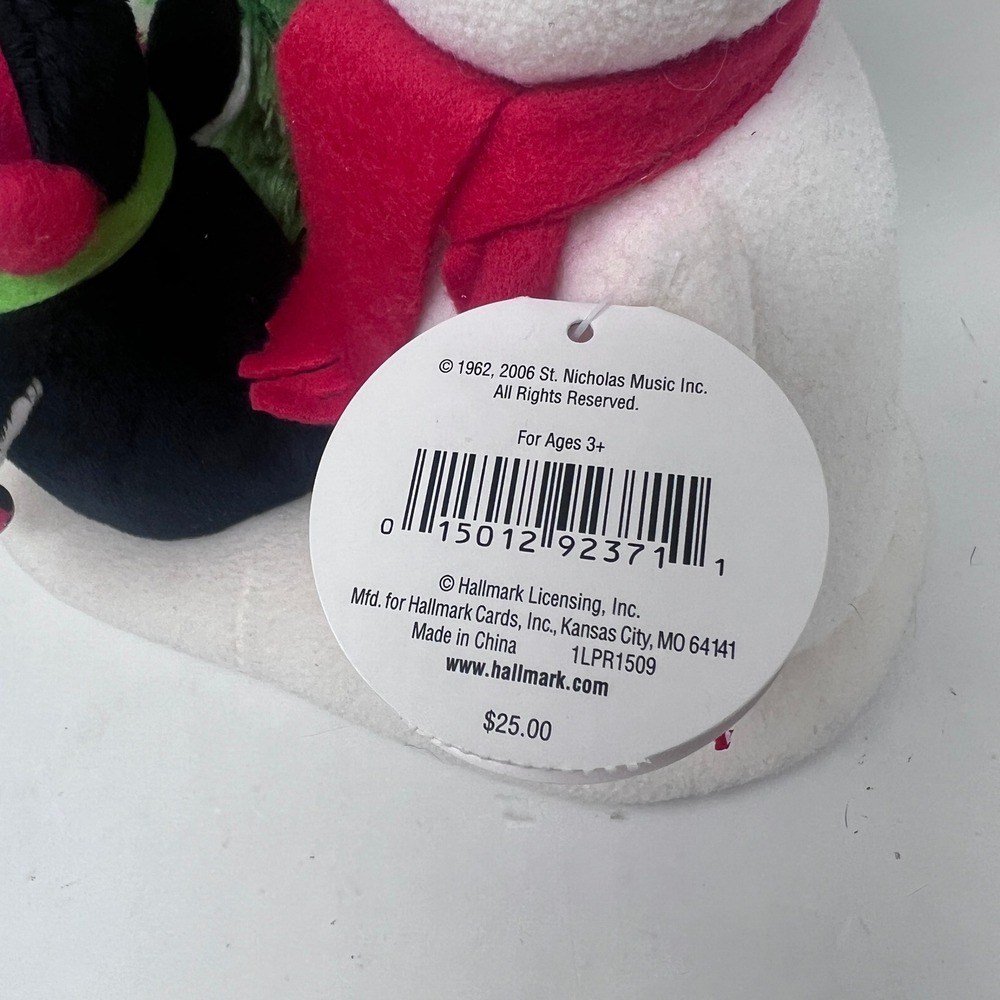 Hallmark Very Merry Trio Snowman Penguins Christmas Tree Musical Animated w/ tag - Picture 7 of 9